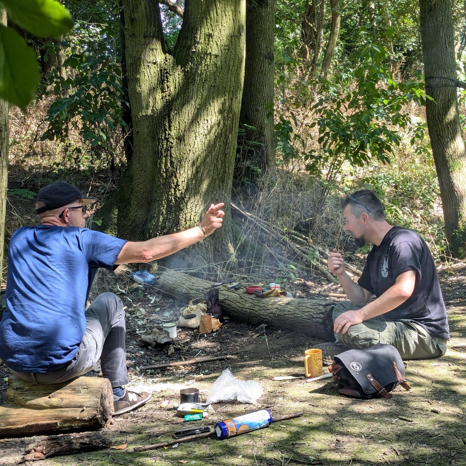 Cover photograph for Sam's post "Fellowship by the fire"